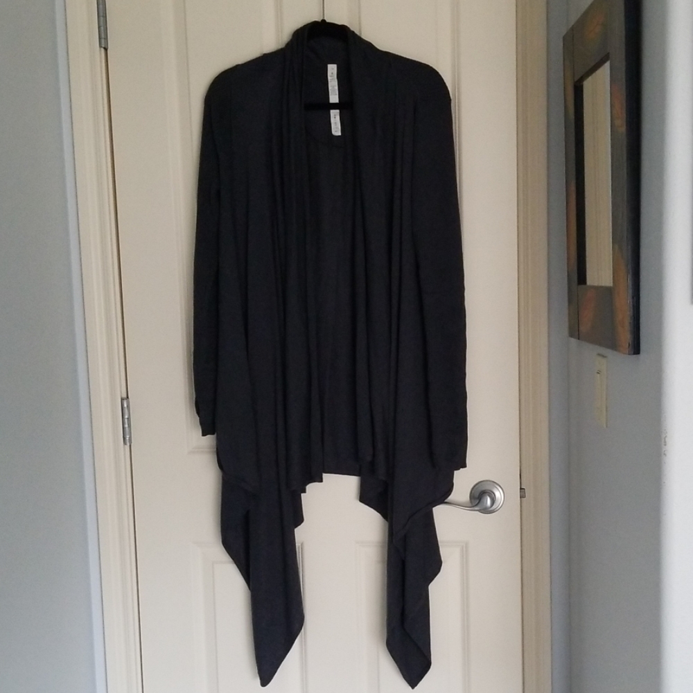 Lululemon Long dark Grey Cardigan